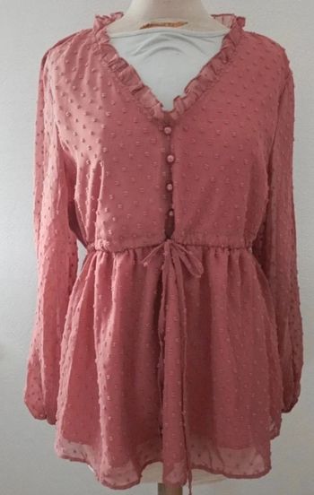 Superbe tunique longue à nouer