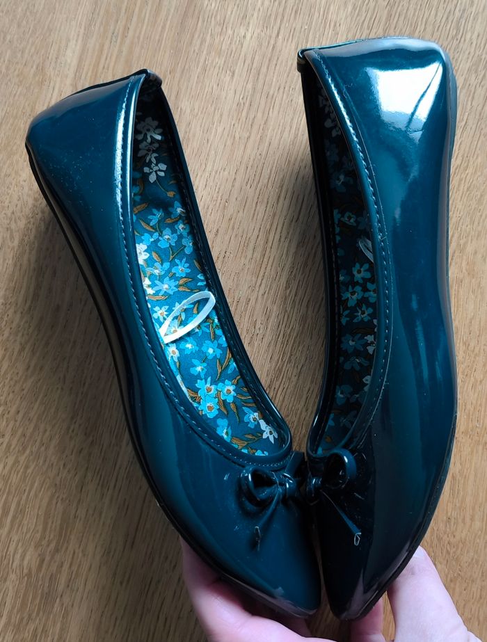 🌸 Ballerines vernis - Marine - Tissaia - P38 🌸 - photo numéro 6