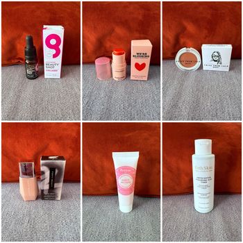Lot de 21 articles de maquillage / soins