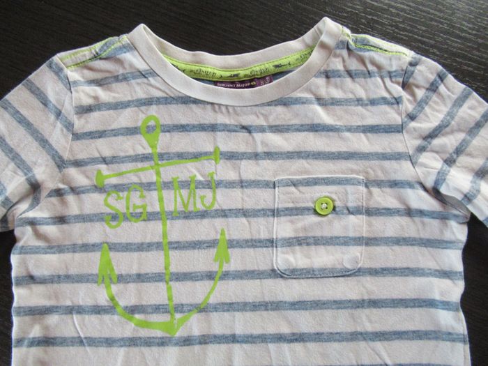Tee-shirt manches longues garçon 4 ans Sergent Major - photo numéro 2