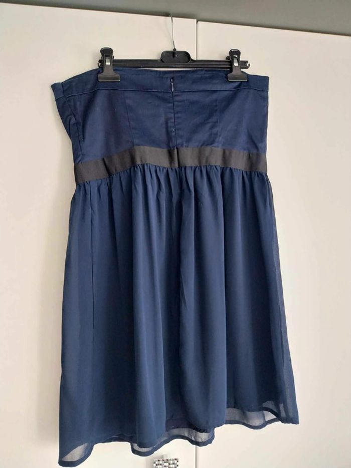 Robe bustier bleu Mango TL - photo numéro 7
