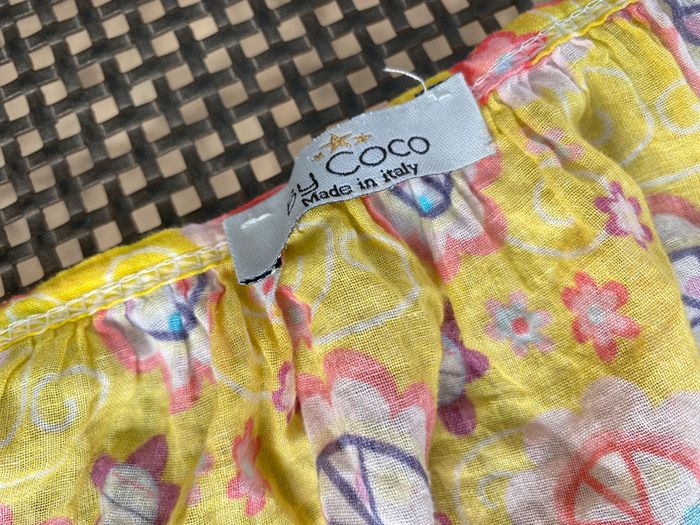 Blouse tunique jaune façon hippie by coco - photo numéro 6