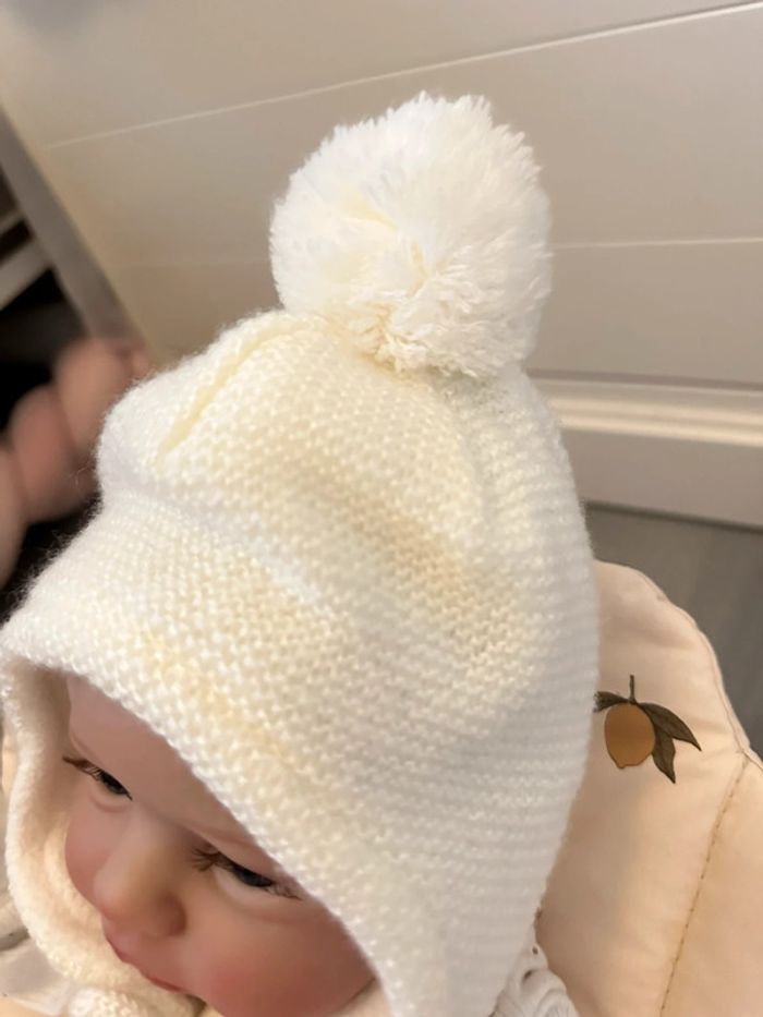 Bonnet laine pompon - photo numéro 2