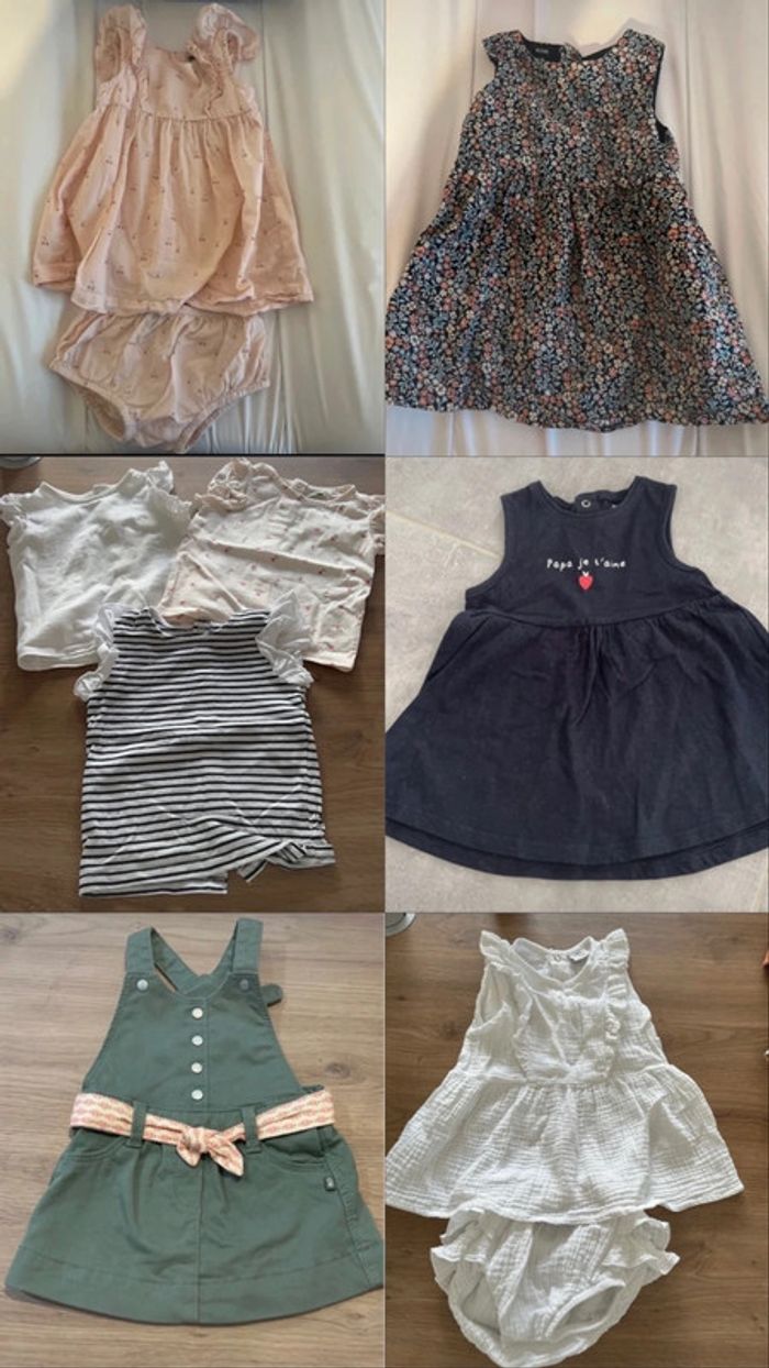 Lot vêtements fille