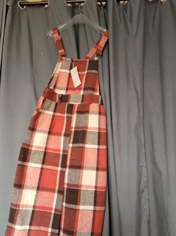 Robe salopette écossaise Emery-Rose taille M/38
