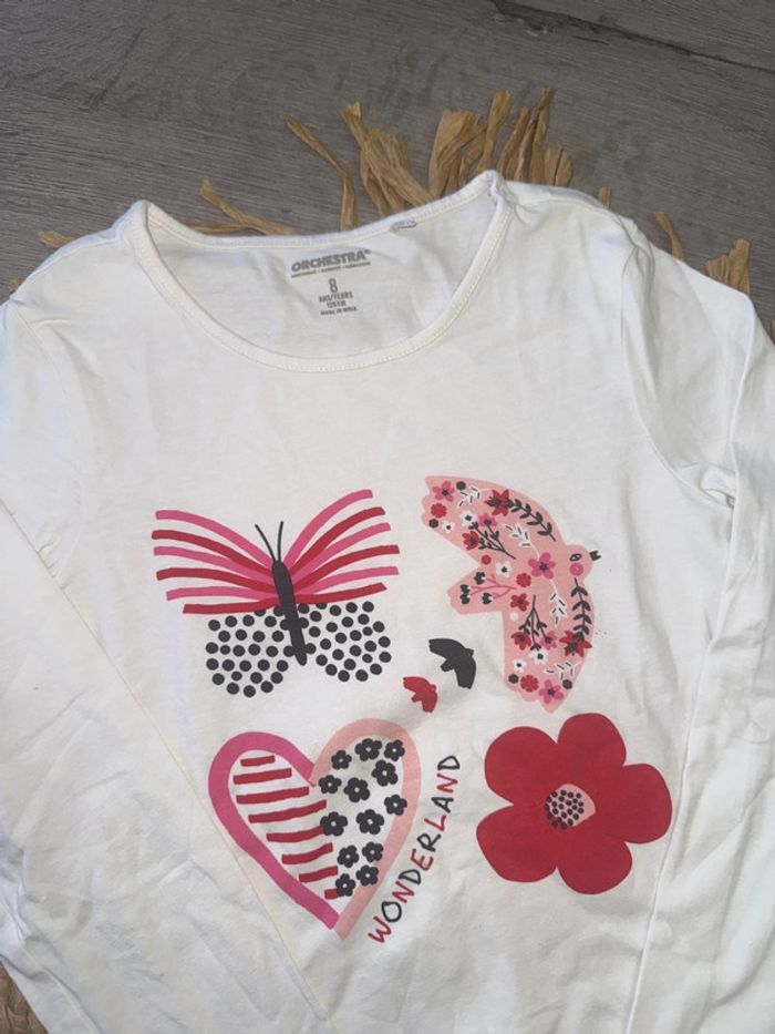 TEE shirt manches longues 8 ans orchestra - photo numéro 2
