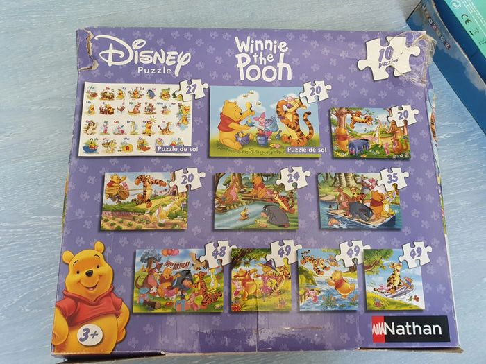 Pack de 10 puzzles winnie l'ourson - photo numéro 3