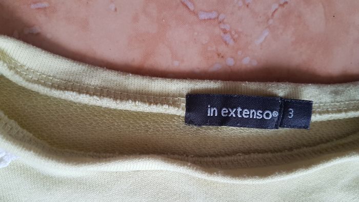 Pull fille 3 ans jaune In extenso - photo numéro 2