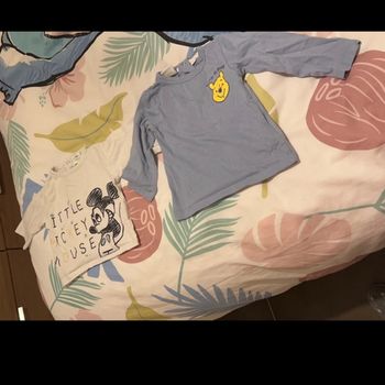 2 tee shirt manches longues garçon Disney 9 mois