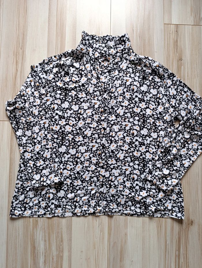 Blouse chemisier fluide t.46 Grain de malice