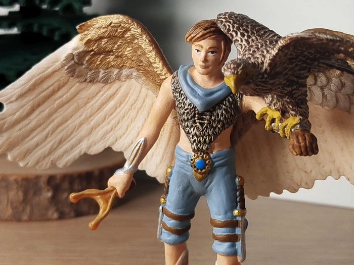 Schleich personnage Fauconnier et son aigle - photo numéro 3