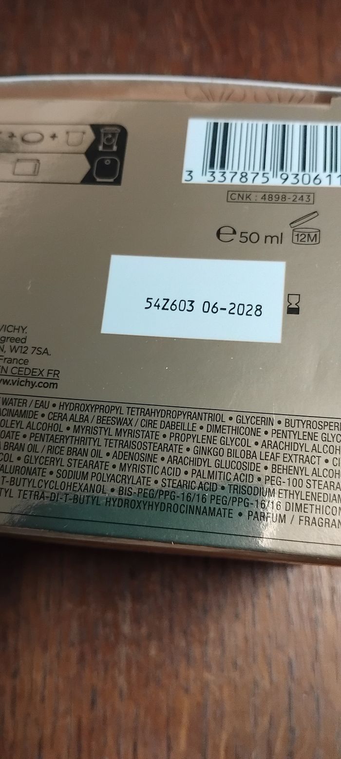 Creme longévity Vichy - photo numéro 2