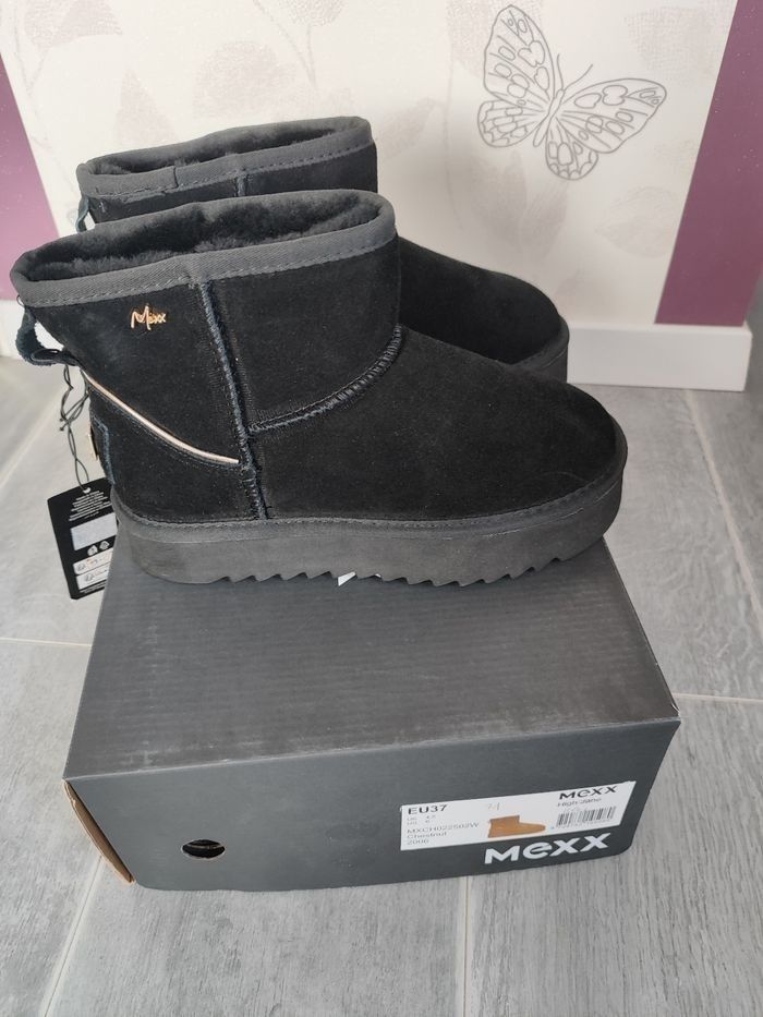 Bottes fourrées en 37 mexx