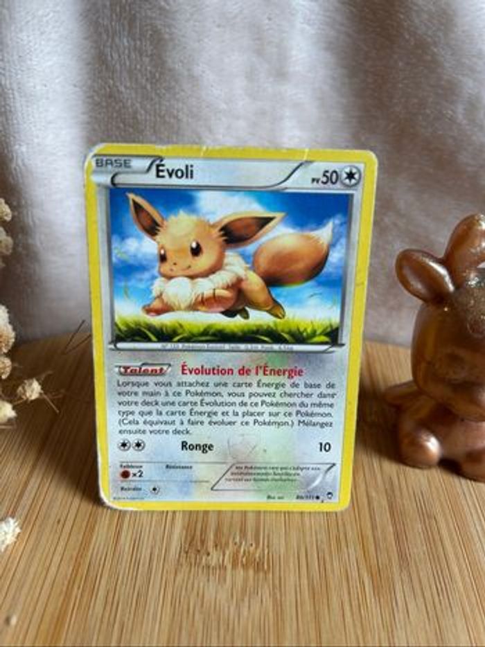🌟 Carte Pokémon Évoli – 80/111 – Poings Furieux (XY)  de 2014 🌟 - photo numéro 2