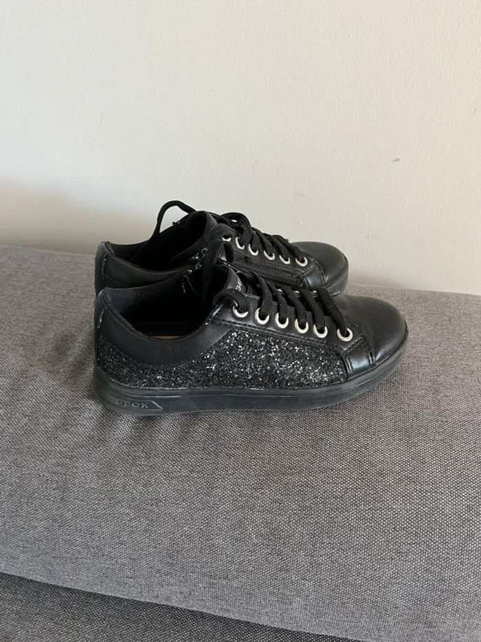 Baskets Noires Geox Pour Enfants Taille 30 - photo numéro 2