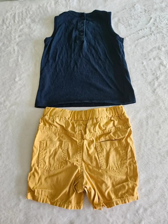 Tenue short + débardeur kiabi 24 mois - photo numéro 6