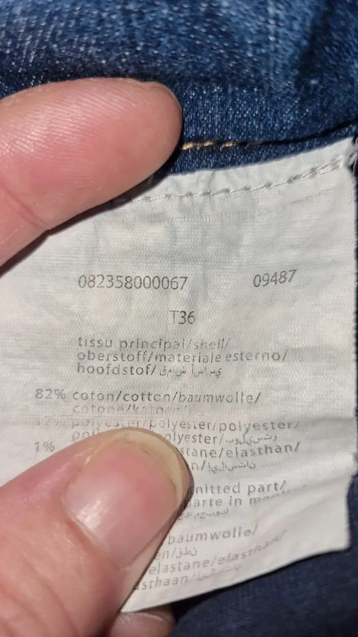 Lot pantalon de grossesse taille 36 en bon état - photo numéro 9
