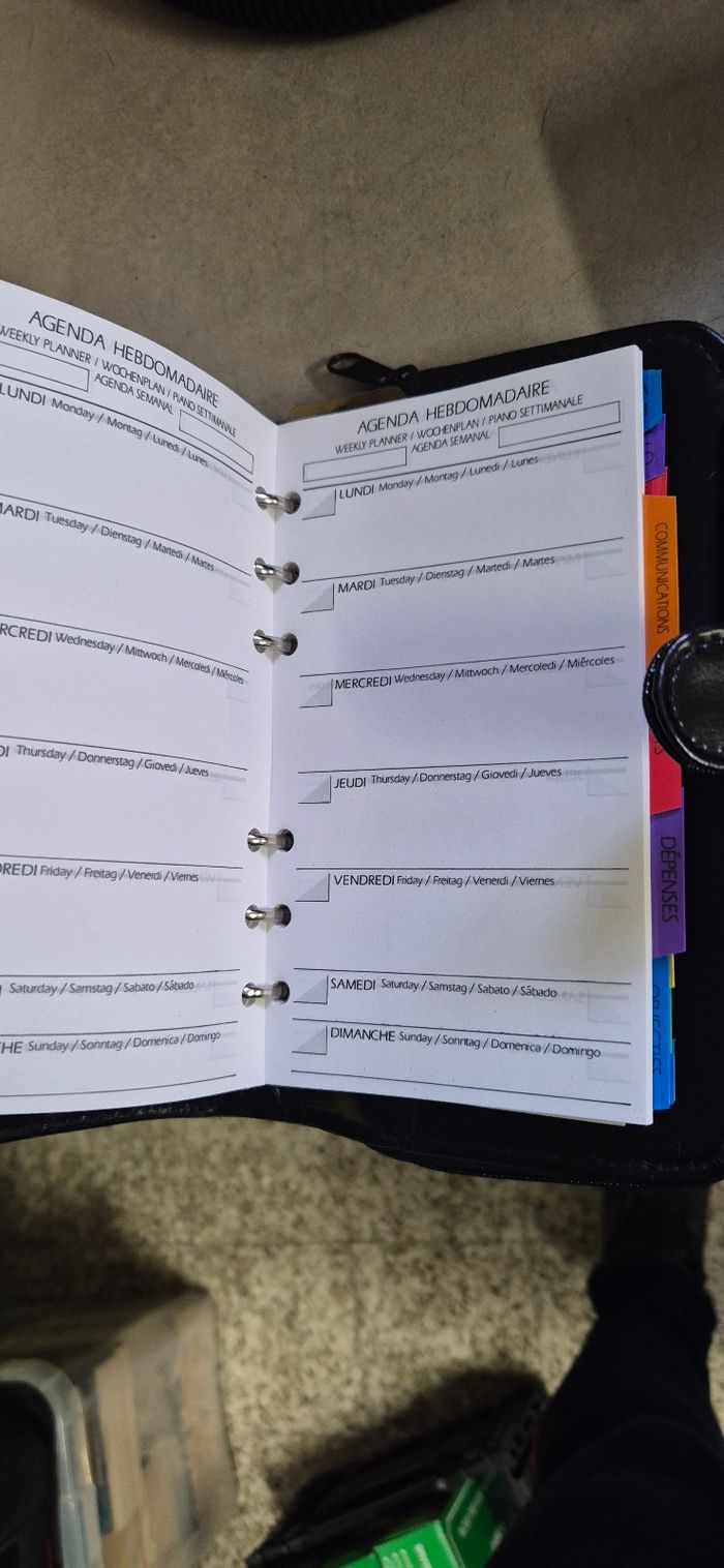 Agenda portefeuille - photo numéro 6