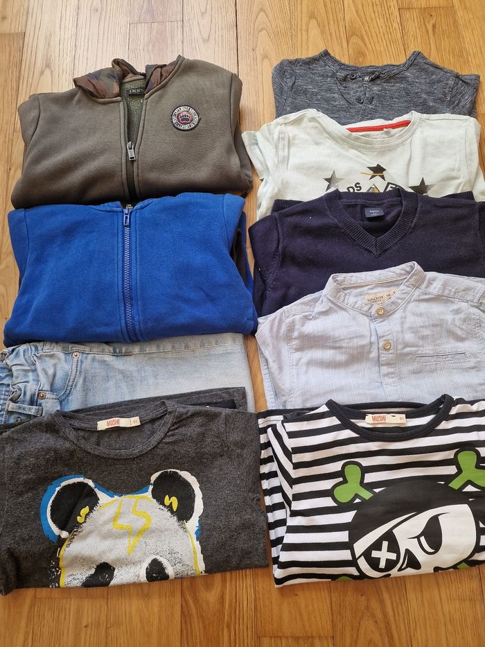 👕 Lot complet vêtements garçon 5 ans – marques IKKS, Levi’s, Adidas, Zara, Gap… 👦