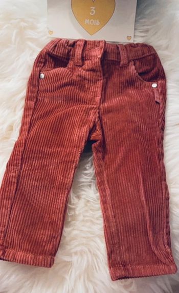 3 mois - Pantalon velours TAO