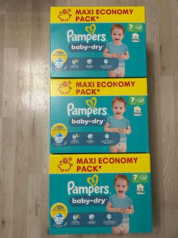 Pampers taille 7 