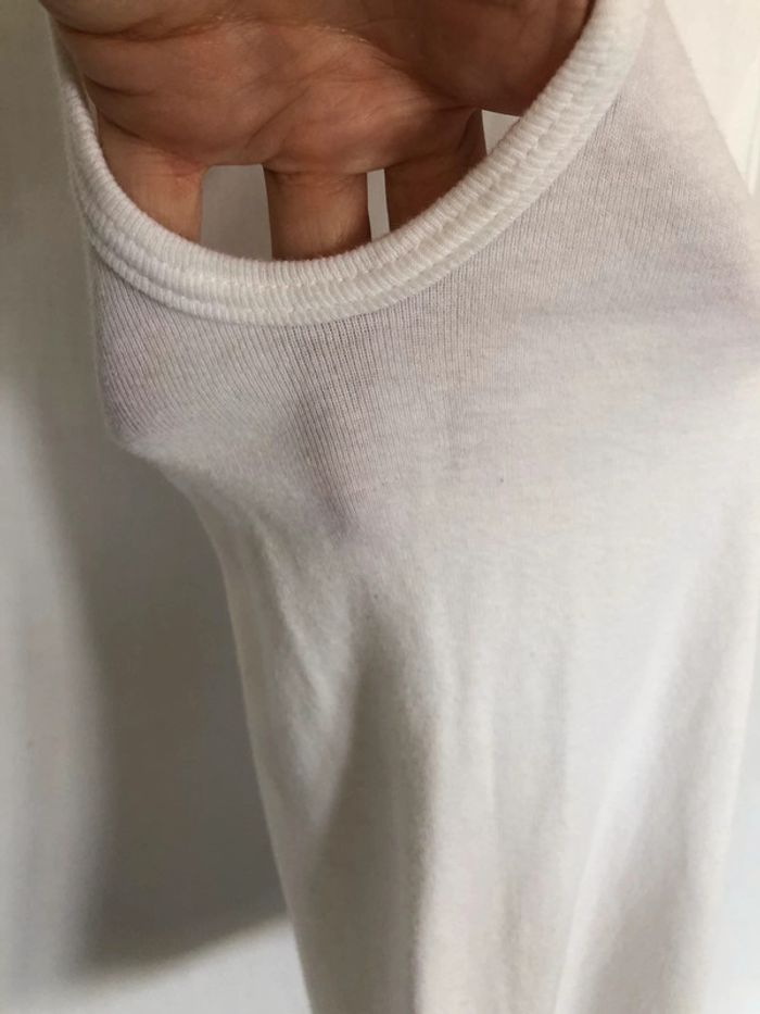 Débardeur blanc coton sans coutures taille 34 très bon état - photo numéro 8
