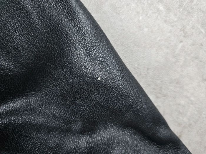 Veste cuir vintage noir homme taille 42 bon état - photo numéro 8