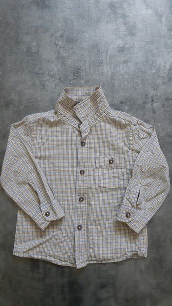 Chemise manche longue légère garçon 100% coton