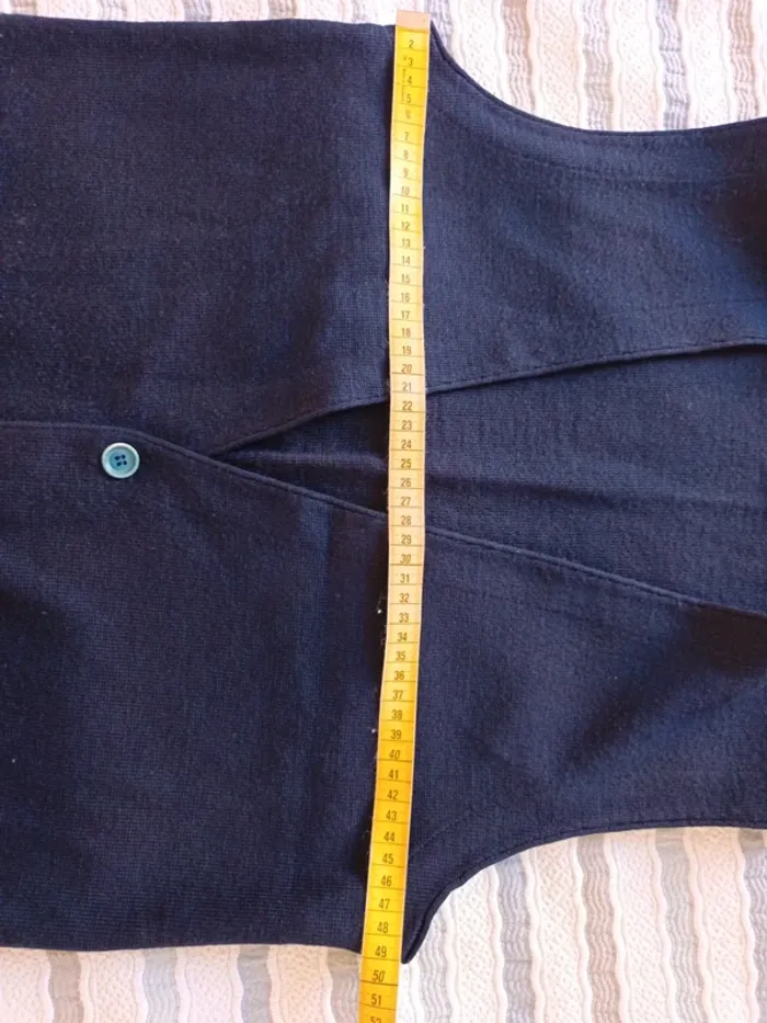 Gilet cardigan sans manches Jean Dessès Paris t.M/L - photo numéro 6