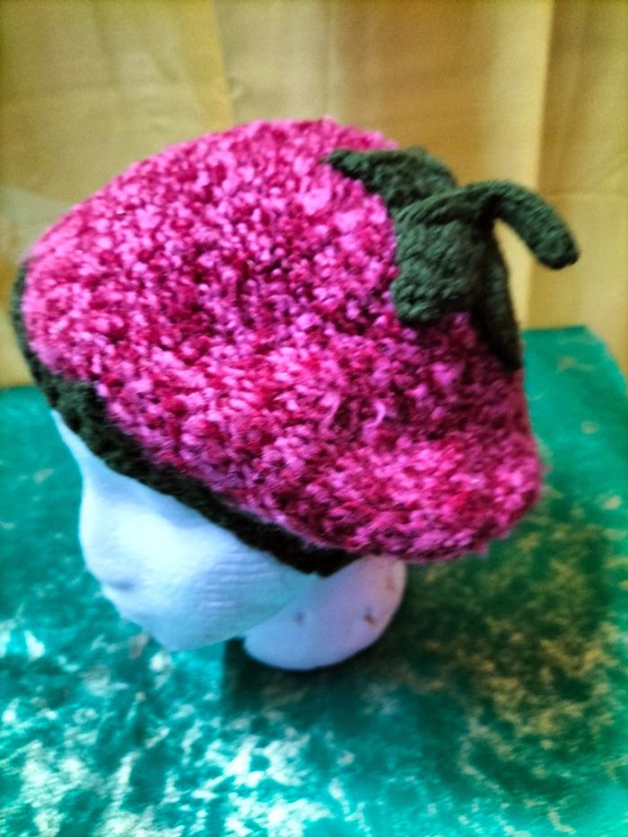 Béret fille en laine 5/8 ans - photo numéro 2