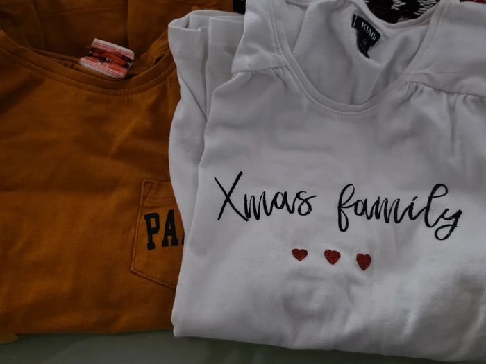 Lot tee shirt manches longues - photo numéro 2