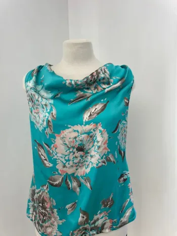 Blouse satinée