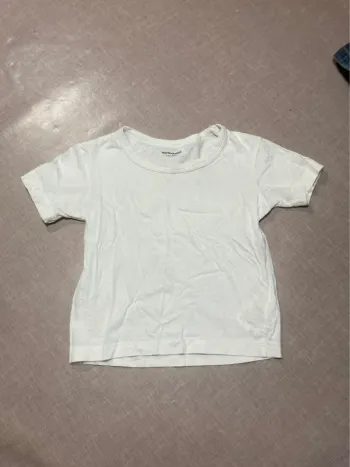 T-shirt blanc basique Vertbaudet garçon/fille – Taille 3 ans (94 cm)