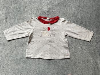 Tee shirt manches longues, 9 mois