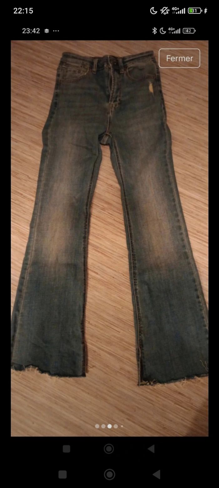 Lot 4noir jean flare - photo numéro 3