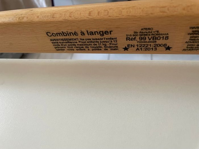 Table à langer baignoire - photo numéro 4