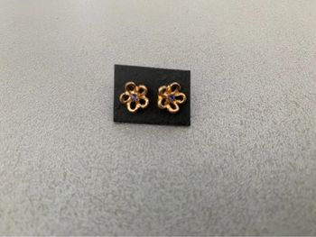 Boucles d’oreilles fleur fantaisie