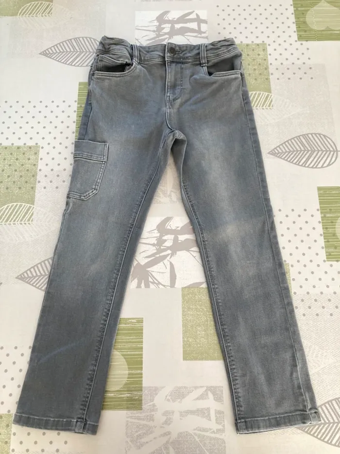 Jean régular, taille réglable en 9 ans (134 cm)