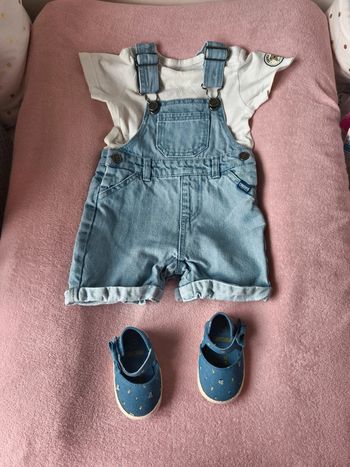 Salopette short
