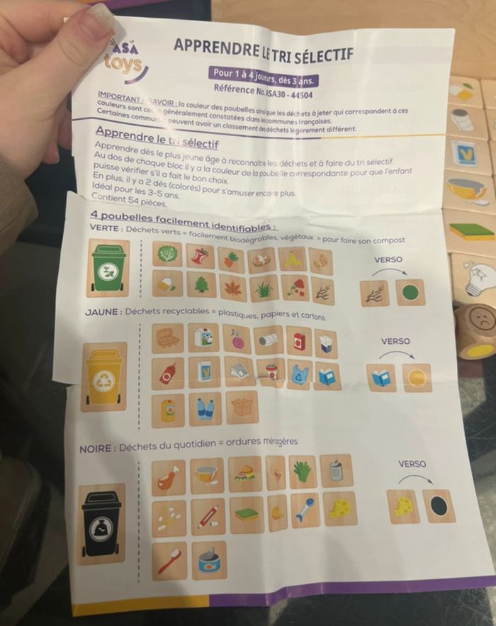 jeu en bois le tri sélectif - photo numéro 5
