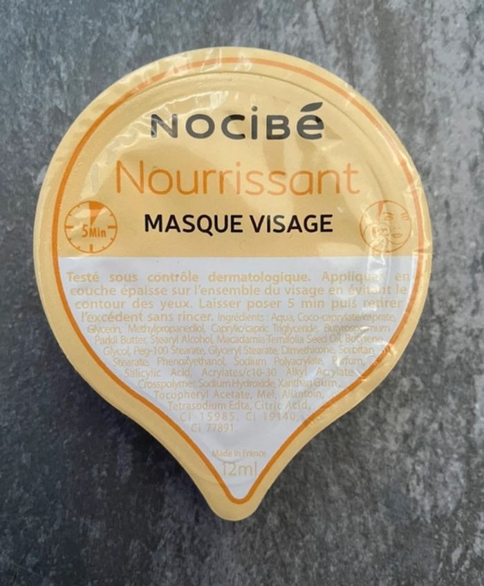 Lot de 3 masques visage NOCIBE - photo numéro 3
