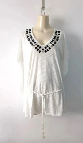 Blouse manches courtes chauve souris - Charlott' - taille 1/2 (38)