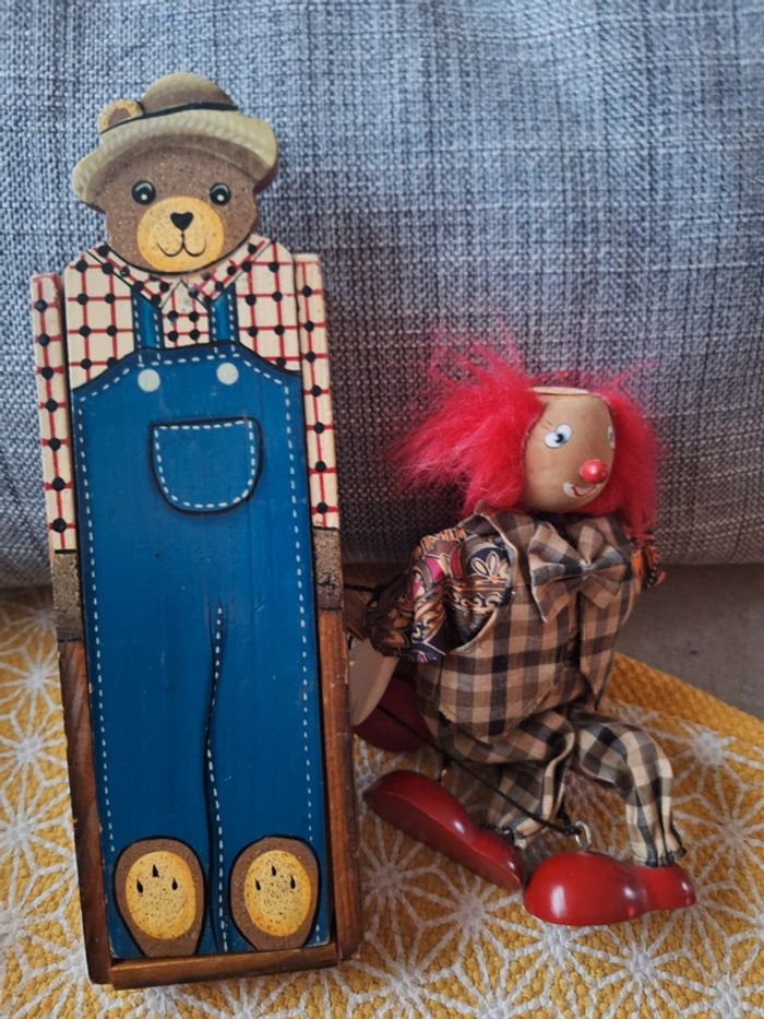 Plumier en bois vintage - photo numéro 13