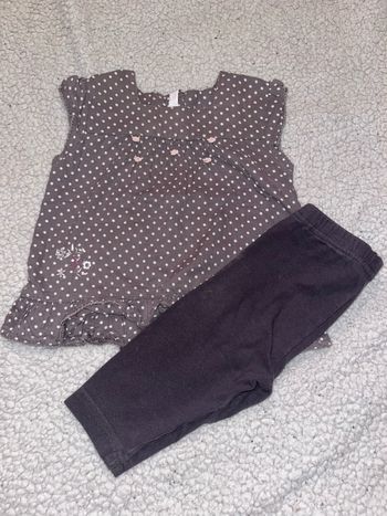 Très belle ensemble pour bébé fille