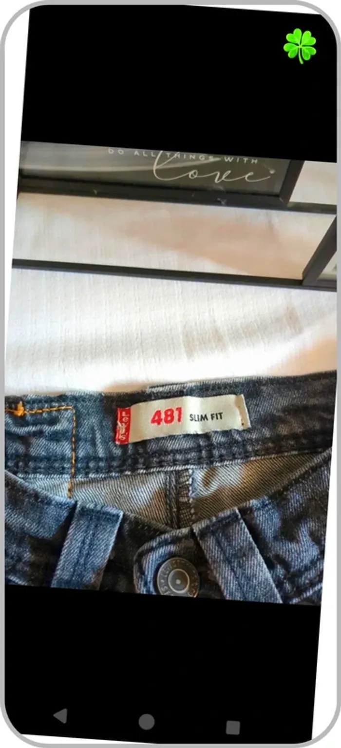 Jeans Levi's 481 femme 34 - photo numéro 3