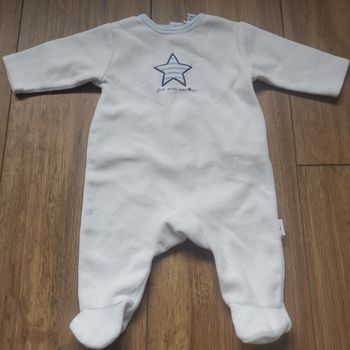 Pyjama velours 1 mois