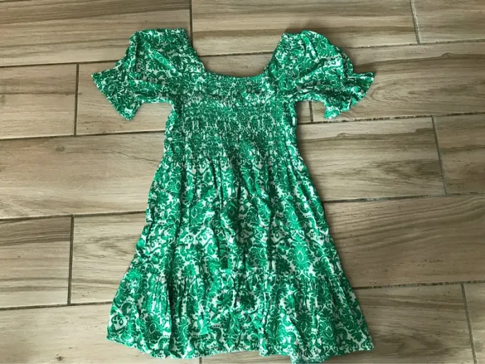 Robe courte verte S/M