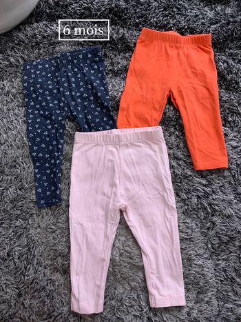 Lot de leggings 6 mois
