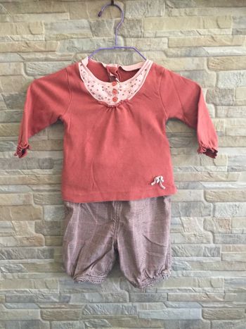 Ensemble pantacourt Mini Adélie 18M