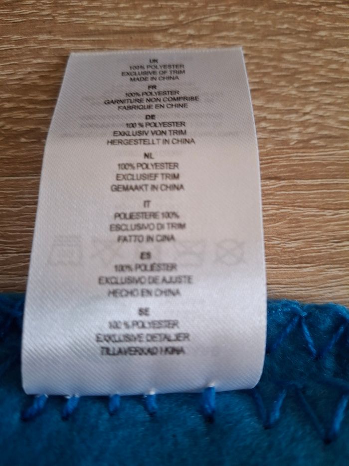 Plaid polaire bleu - photo numéro 4